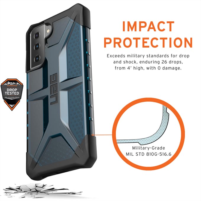 UAG Plasma Backcover voor de Samsung Galaxy S21 Plus - Blauw