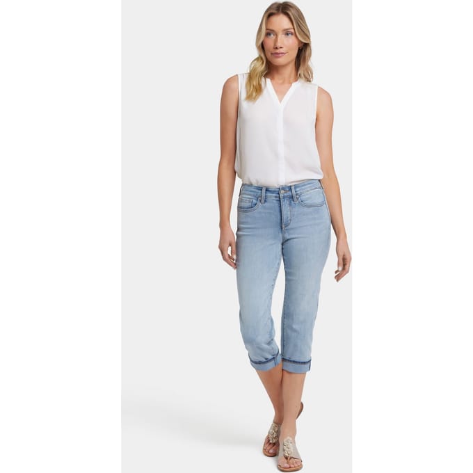 Marilyn Straight Crop Jeans In Cool Embrace® Denim