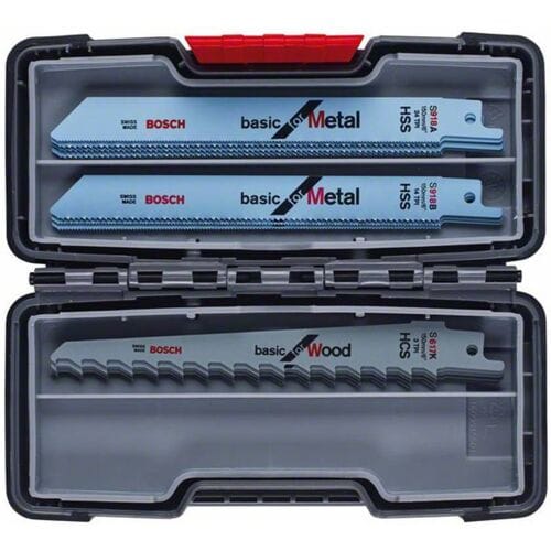 Bosch Accessories 2607010901 Reciprozaagbladenset Wood and Metal Basic, 15-delig 1 set(s)