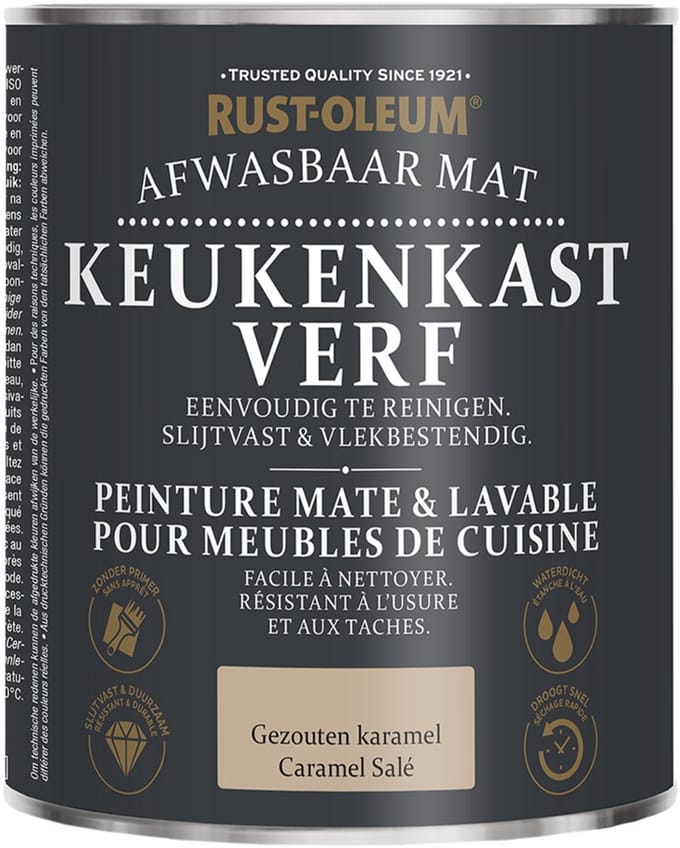 Rust-Oleum Keukenkastjes Verf Gezouten Karamel 750ml