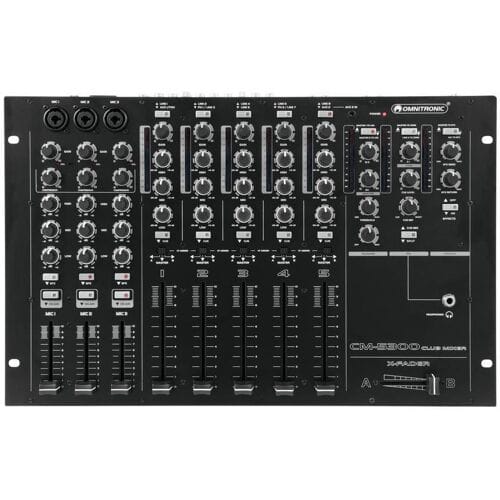 Omnitronic CM-5300 5-kanaals DJ-mixer