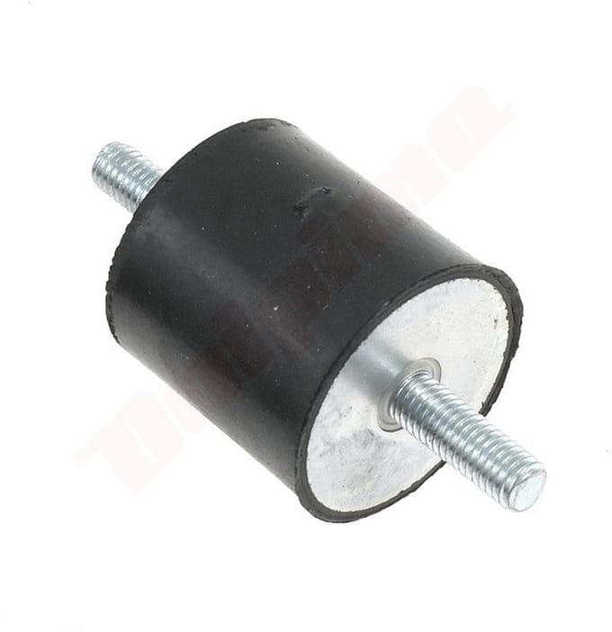 Trillingsdemper passend op UNI MM 40x40mm M8x23/M8x23/60