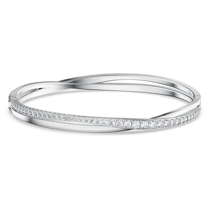 Swarovski Twist Dames Bangle Metaal - Zilverkleurig