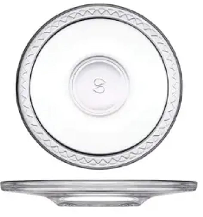 Pasabahce – theeschotel onderzetter – Etnik – glas – Ø118 mm – set van 6