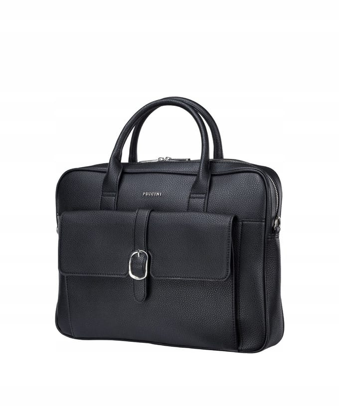 Puccini Heren Laptoptas Aktetas Zwart 14 inch PUCCINI BLXP0035