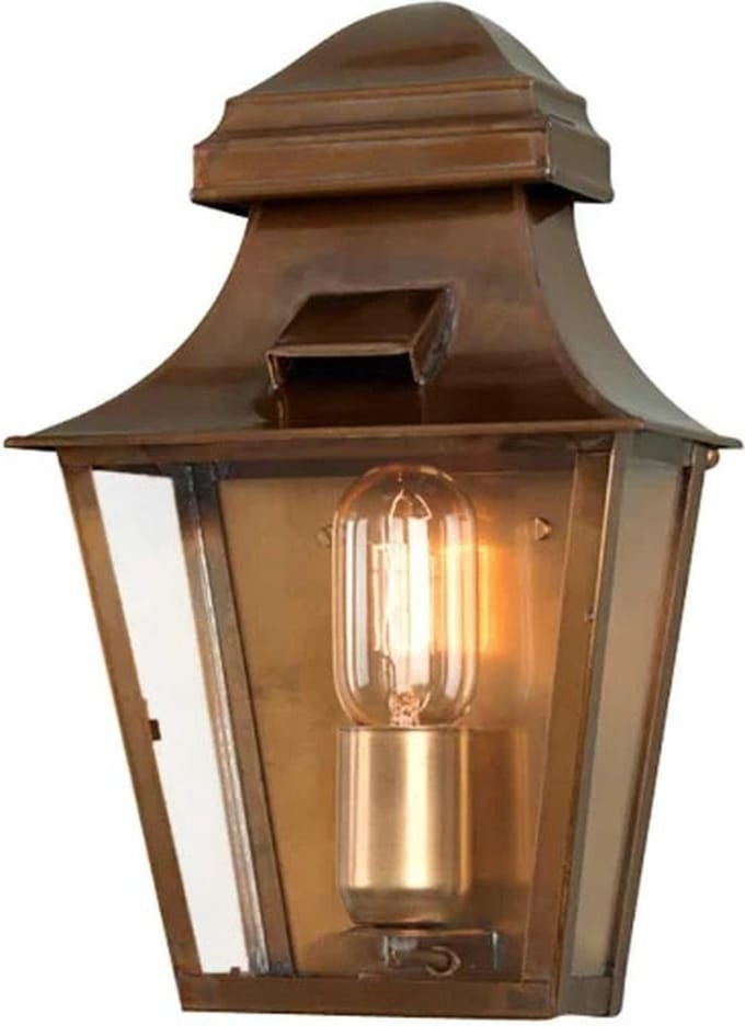 Elstead Lighting LED Wand Buitenlamp St Pauls | 1X E27 Max 60W | IP44 | Dimbaar | Aged Brass