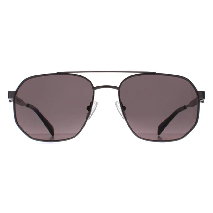 Alexander McQueen Aviator Unisex Ruthenium Grijs AM0458S