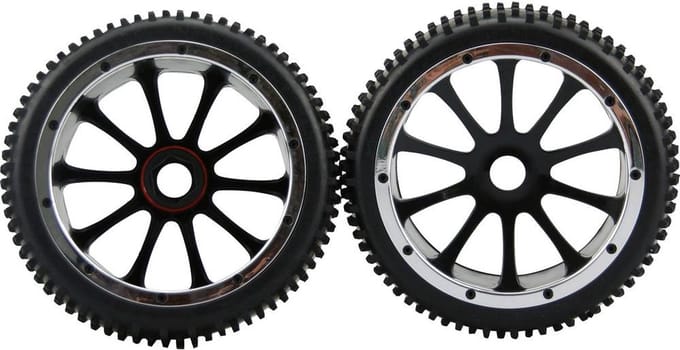 Amewi 1:5 Buggy Complete wielen Multipin 10-spaaks Zwart 1 paar