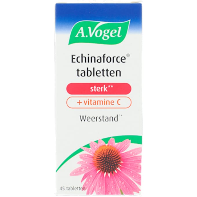A.Vogel Echinaforce sterk + vitamine C tabletten - Ondersteunt het immuunsysteem - 45 st