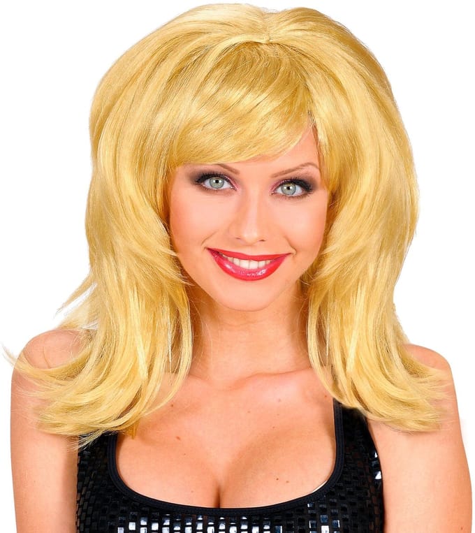 Blond pruik Flirty