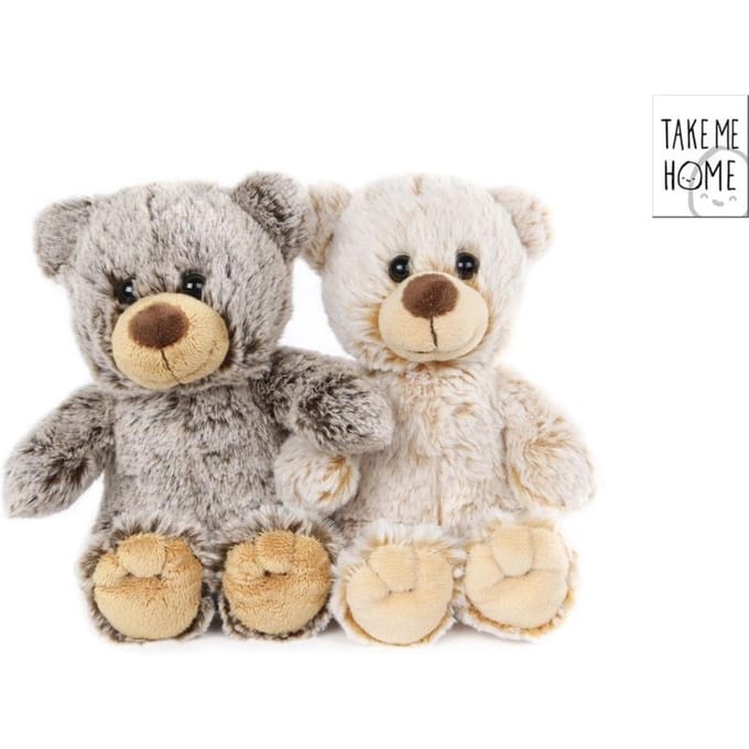 Take Me Home Beer met baby pluche 25cm 2 - Bruin Knuffelberen