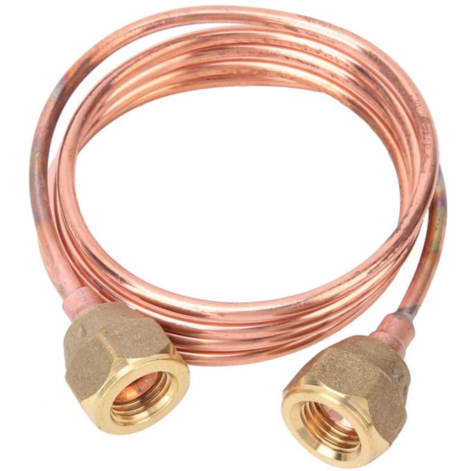 Zachte Flexibele Koperen Capillaire Buis 2.8mm G14  Koelonderdelen (2000mm) beige