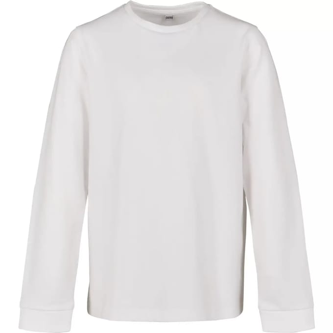 Build your Brand Kids´ Long Sleeve BY135 - White - 146/152