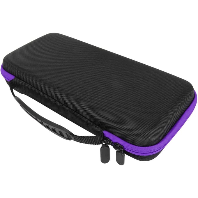 Handheld Game Console Draagtas EVA Schokbestendig Draagbare Opbergtas voor ASUS ROG Ally 7 Inch paars
