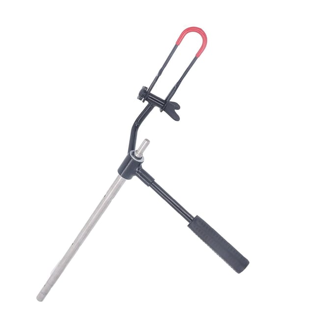 20-inch Verlengstang Legering Staal IJsvisboor Verlengstang met Handvat en Elektrische Boor black