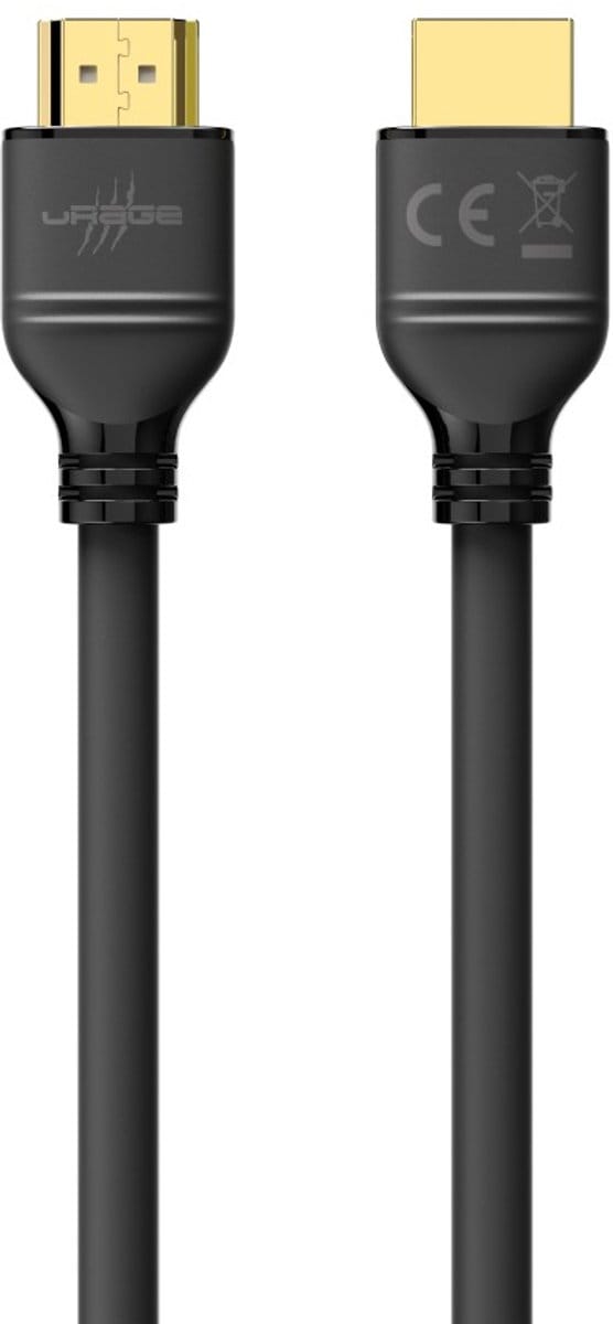 uRage 00115511 HDMI kabel 2 m HDMI Type A (Standaard) Zwart