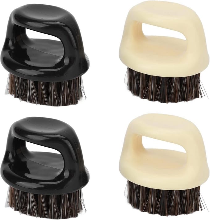4 Stuks Knokkel Borstel voor Baard en Haar Styling
