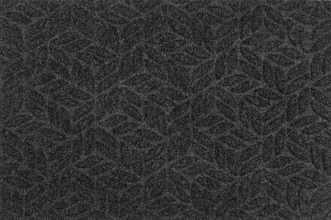 DUNE Leaves Dark Grey - Kleen-Tex - 60 x 90 cm