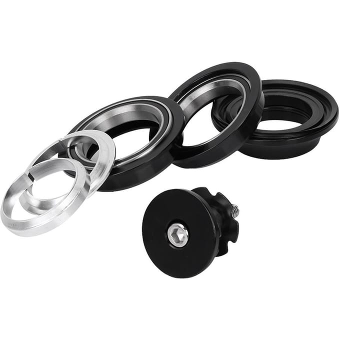 Mountainbike Balhoofdbuis Aluminiumlegering Lager Komgroep 44mm Extern black