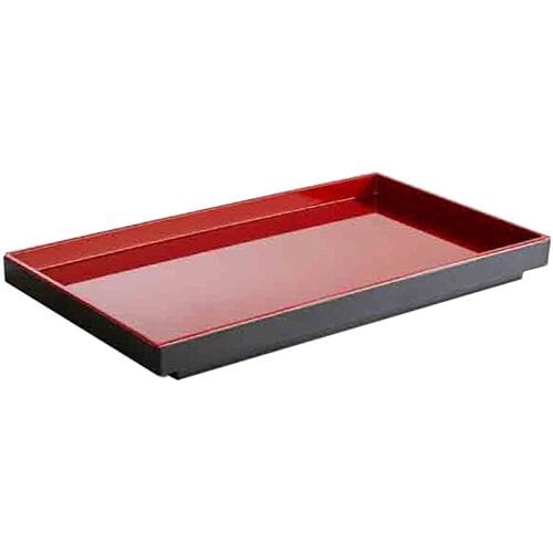 GGM Gastro (6 Stück) GN-Tablett 1/3 - ASIA PLUS - Melamin - Höhe: 30mm - Schwarz