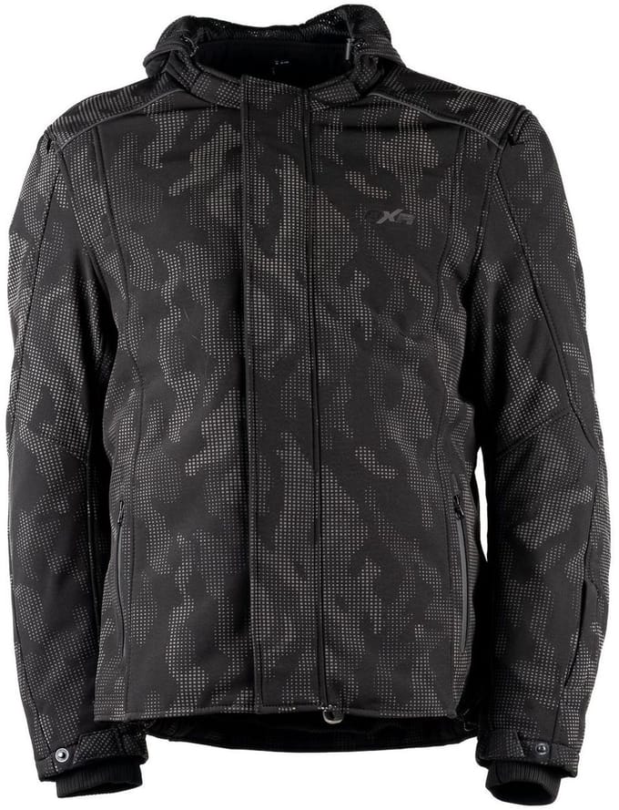 DXR Motorjas - Alisio Camo - Zwart/Grijs - M