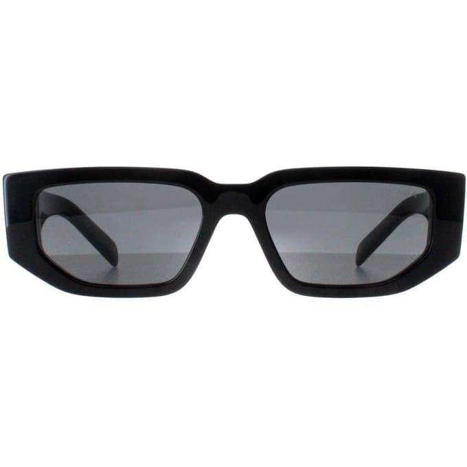 Prada PR09ZS 1AB5S0 zwarte donkergrijze zonnebril