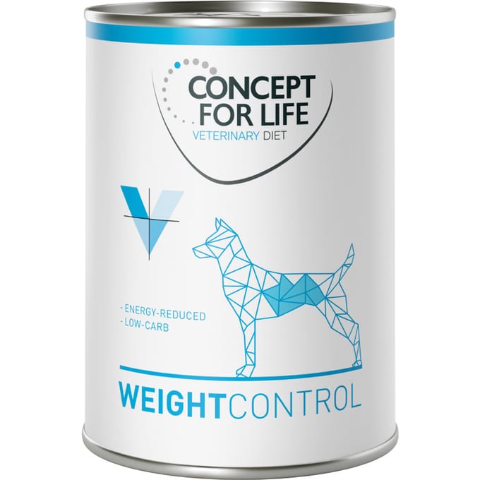 12 x 400 g Weight Control Concept for Life Veterinary Diet Hondenvoer Nat