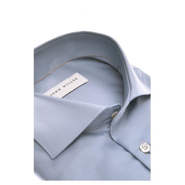 John Miller Overhemd Tailored Fit N  Blauw 5142641