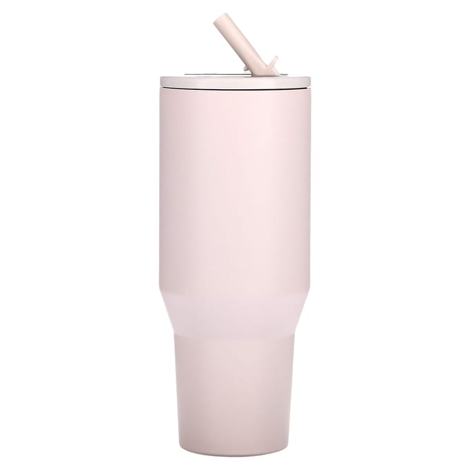 Dagelijkse Beker, Roze Zand, 40oz white