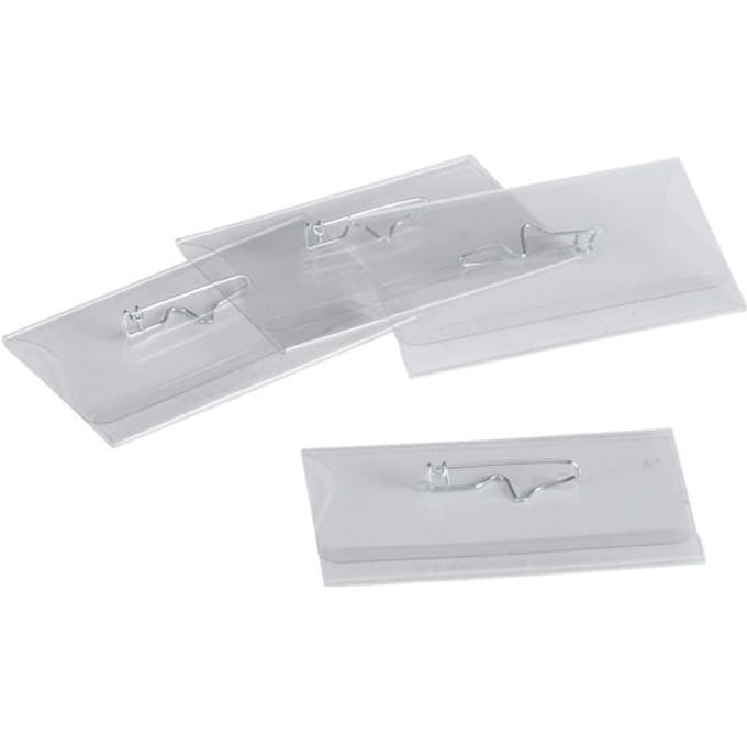 Badge durable 8008 met speld 40 x 75 mm