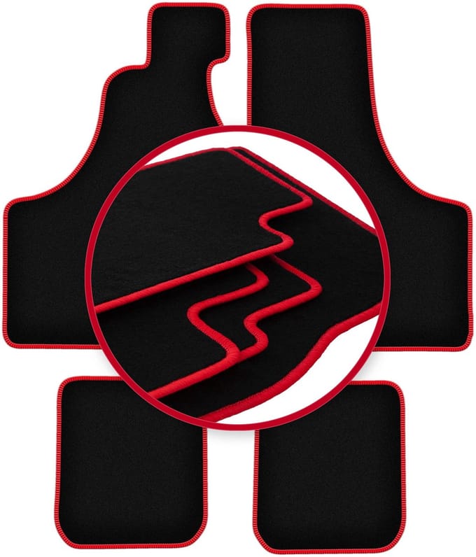 CARLUX-RED automatten voor: Fiat 126P n.v.t. (1973-2001)
