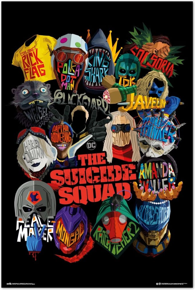Poster DC Comics - Suicide Squad - Graphics 61x91,5cm