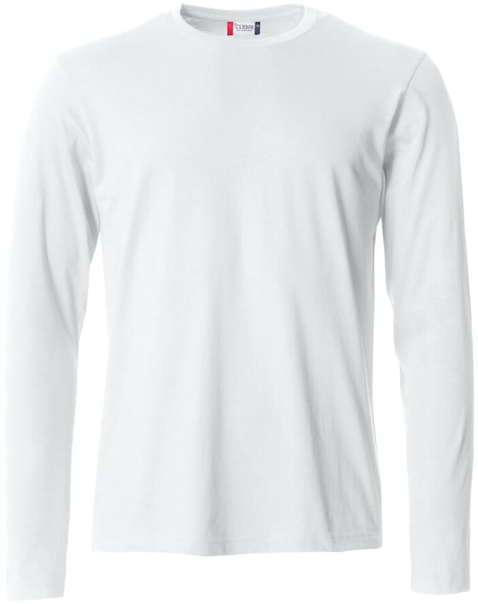 Clique Basic-T L/S 029033 - Wit - S