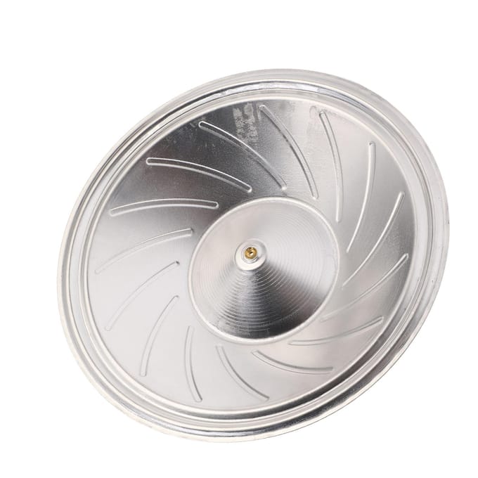 Cône de résonateur de remplacement pour guitare professionnelle, protection en aluminium white
