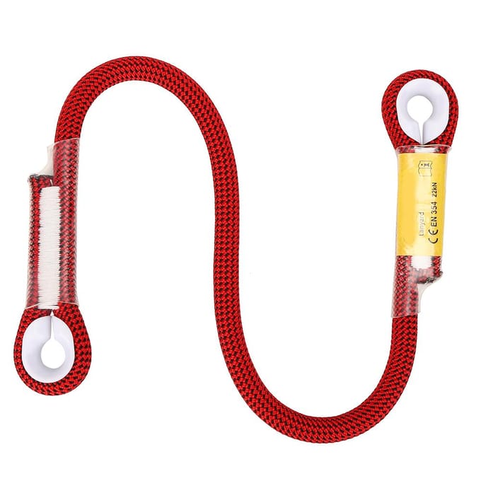 60 120 150cm Buiten Overlevings Klim Veiligheidstouw met Ringlager 120cm/3.9ft rood