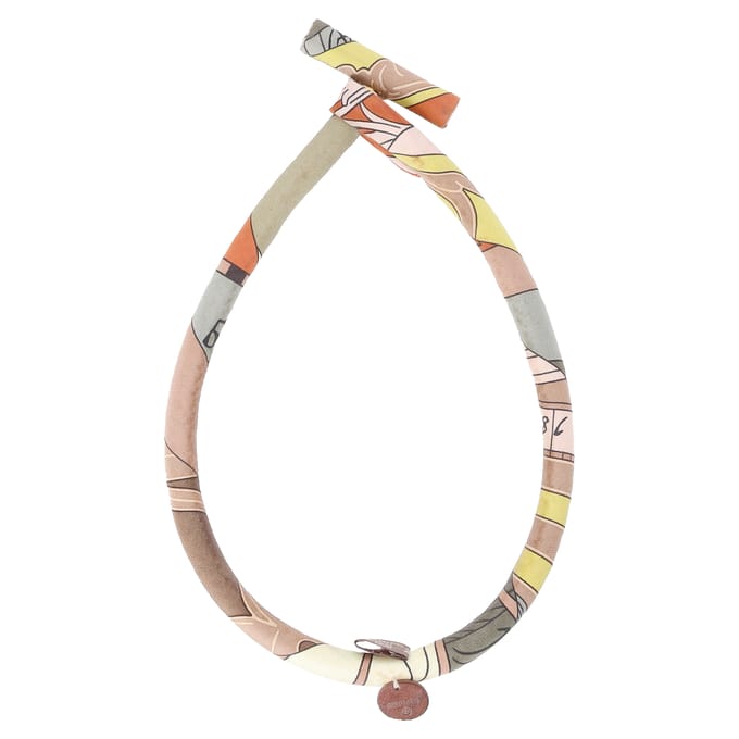 Hermès bruidsketting PM in veelkleurige zijde