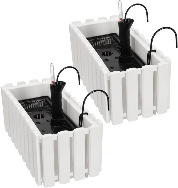 Merknama - Balkondoorzen - Wit - 40cm - Duurzaam PVC
