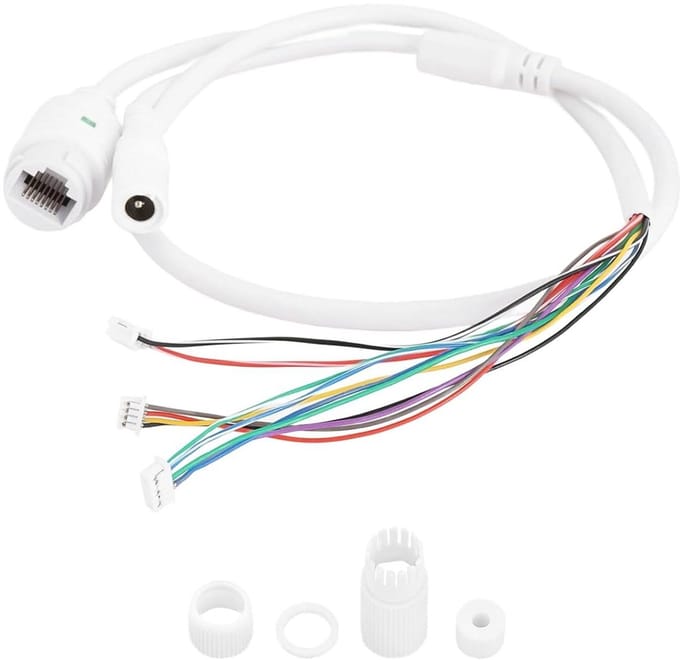 POE Adapter Kabel - Netwerkkabel Module - IP Camera Beveiliging - Waterdicht Ontwerp - 68 cm - Zwart