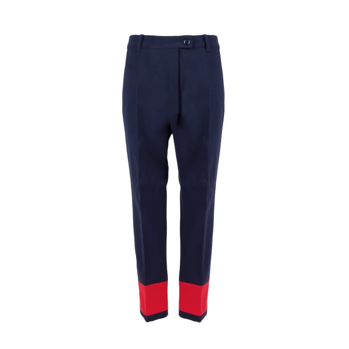 Moschino tweekleurige wollen broek - jaren 2010