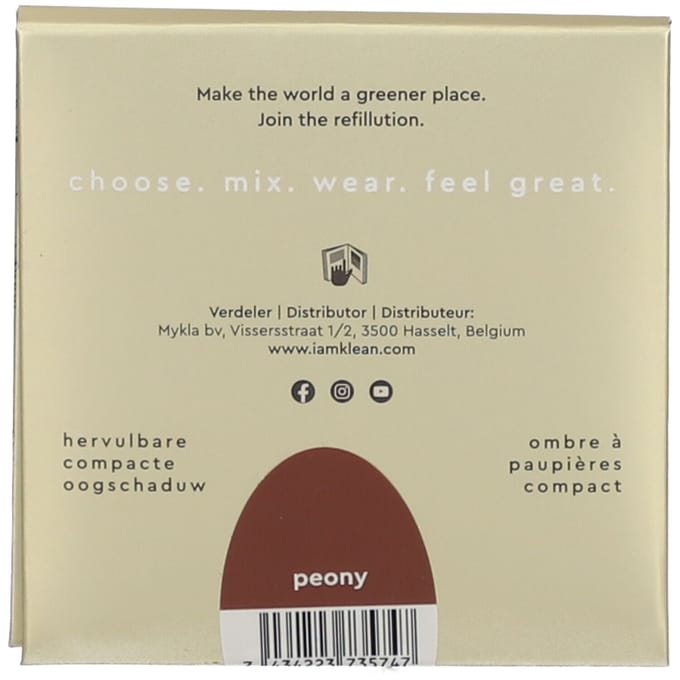 i.am.klean Compacte Minerale OogschaduwMake up - Make up - Oogschaduw - Pioen