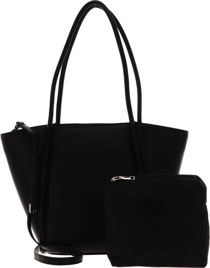 SEIDENFELT MANUFAKTUR Schoudertas Lyngby Shopper Black Zwart