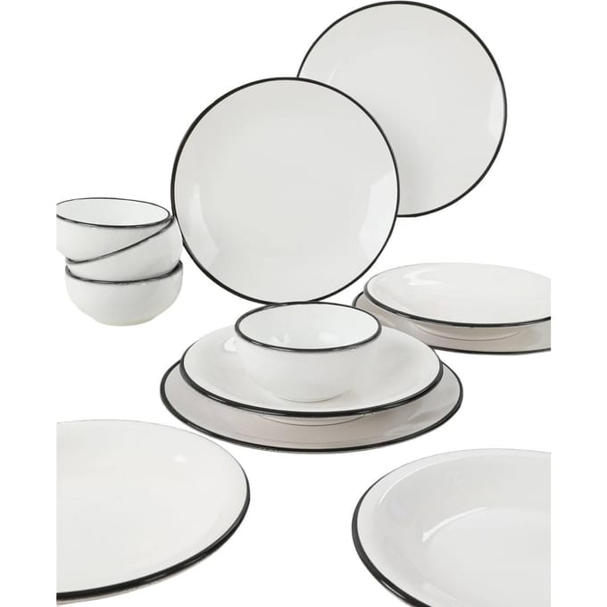 12-delige dinerset Gloria keramiek | Hermia