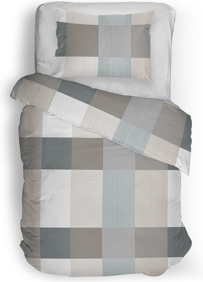 Snoozing Greet Dekbedovertrek - Eenpersoons - 140x200/220 cm - Groen