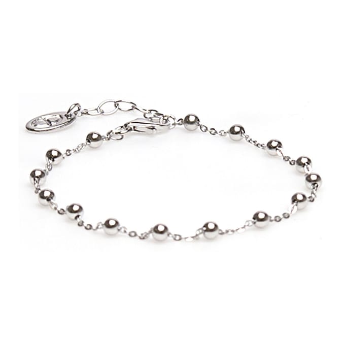 Karma Dots Silver Armband 94019 (Lengte: 16.50-19.00 cm)