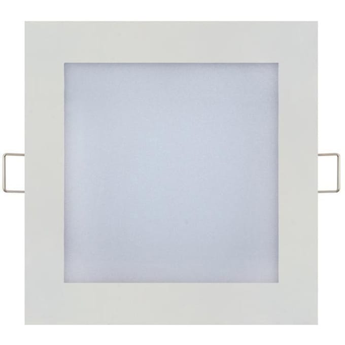 Extra plat vierkant wit LED-paneel 12W (Vgl. 96W) 4200K Dim 170x170mm wit
