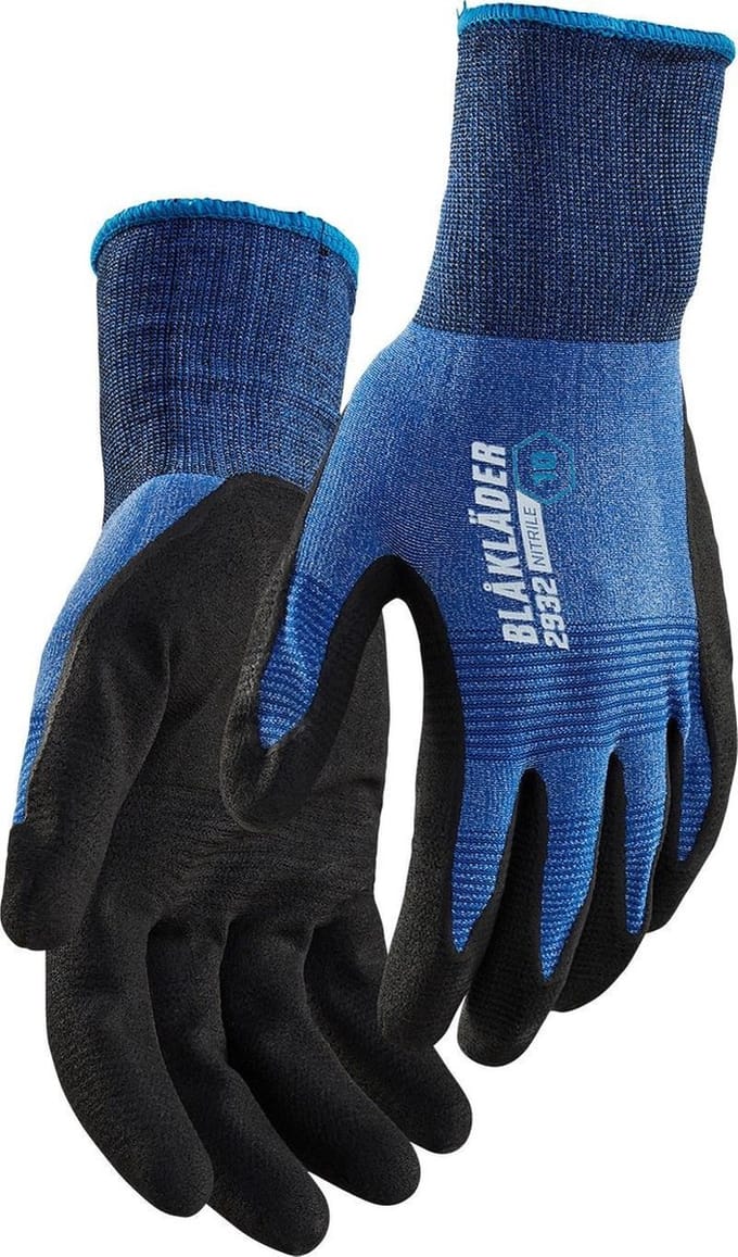 Blaklader Werkhandschoen nitril-gedipt 2932-1455 - Korenblauw - 9