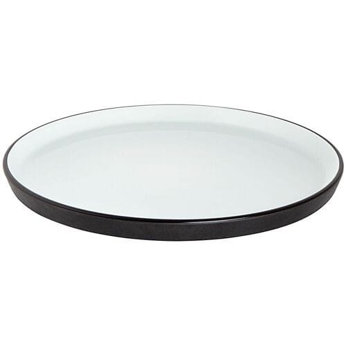 GGM Gastro (6 Stück) COSMIC - Teller - flach - Ø 250mm - Weiß / Schwarz