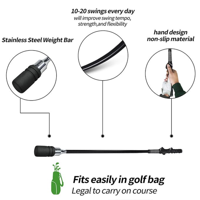 Rechtshandige Golf Swing Trainer Hulp Golf Grip Trainer Golf Tempo Trainer