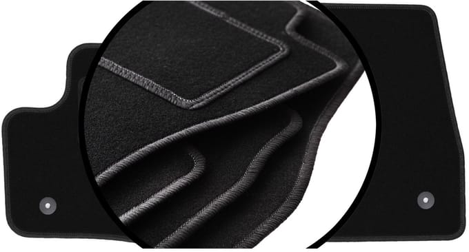 Complete set veloursmatten voor: Ford Transit Connect FL bestelbus (2017-)
