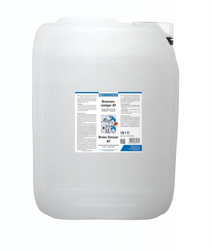WEICON Remmenreiniger AF – 10 L – Acetonvrij voor auto motor fiets